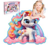 45 Pezzi Unicorno Puzzle,Puzzle Bambini 3 4 5 6-12 Anni Bambini Giocattolo Educativo Prescolare, Montessori Puzzle Regalo per Ragazzi e Ragazze Puzzle 3-12 Anni