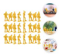 45 piccoli operai di ingegneria con modello di strumento Micro paesaggio in