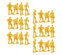 45 piccoli operai di ingegneria con modello di strumento Micro paesaggio in