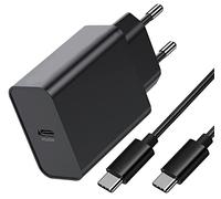 45 W Caricabatterie USB C rapido e cavo per Samsung Galaxy S24 S25 Ultra/S23 Plus/S23/S22 Ultra/S22+/S21 S20 FE,Note 10 Plus/20 Ultra,A54 5G/A14 A34 A53 A3 A55,Tab S7 S8 S6 ,Presa adattatore di