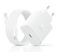 45 W USB C Charger Fast Charging with Type C Cables 2M, for Samsung Galaxy S25/S24/S23/S22/S21 Ultra/S20/S20+/Note 20/10/9/A73/A53/A52/S10 Mobile Phone Fe USB-C AC Adapter for Xiaomi Google Pixel