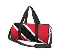 45 x 23 x 23 cm borsa sportiva cartone animato hockey su ghiaccio borsa da palestra per donne e uomini, Bandiera Trinidad e Tobago, Taglia unica