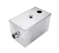 450 * 250 * 250mm for Ristorante Cucina Strumenti di Trattamento Delle Acque Reflue In Acciaio Inox Grasso Trappola Intercettore Separatore di Acqua Olio