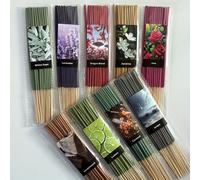 450+ in Confezione Multipack (9 Set) - Profumati con Oli Essenziali a Lunga (Rosa, Lavanda, di Limone, Palo Santo, , Sandalo) per Casa, Ufficio, Meditazione, Aiuto per il Sonno, Regali per le Feste -