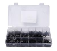 450 pezzi chiave a semicerchio clip perno a molla clip a molla E kit Woodruff chiave perno a molla clip a molla E clip anello elastico assortimento per progetti di riparazione e