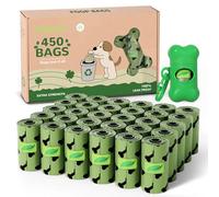 450 Sacchetti Cane Cacca-Biodegradabili,30 Rotoli Extra Spessi,Dispenser