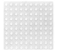 450 tamponi elastici, in gomma autoadesivi, 6 mm, autoadesivi per porte, punti adesivi trasparenti, tampone di protezione per armadi, cassetti, ridurre il rumore