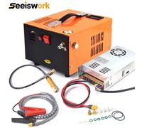 4500Psi 30mbar Pompa del compressore d'aria portatile 12vdc/220v ill/Pistola ad aria ad alta pressione alimentata ad acqua per stivali da immersione oli Spina UE