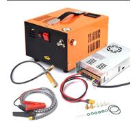 4500Psi 30mbar pompa portatile per compressore d'aria PCP 12VDC/110V/220V Power Oil/Water-Free orange