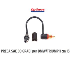 4502019 PRESA SAE 90 GRADI per BMW/TRIUMPH cm 15