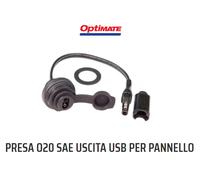 4502020 PRESA O20 SAE USCITA USB PER PANNELLO