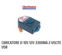 4502105 CARICATORE O-105 12V-3300MA 2 USCITE USB