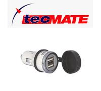 4502106 Tecmate PRESA 106 USB PER ACCENDISIGARI(2 USCITE