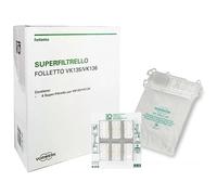 45031 VORWERK FOLLETTO 6 SACCHETTI E 6 PROFUMI PER VK135 VK136 ORIGINALE