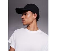 4505 - Cappellino da corsa nero con fermacorda regolabile sul retro One Size