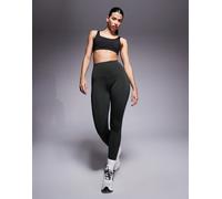 4505 Hourglass - Icon Active - Leggings da palestra a vita alta kaki modellanti sul retro con tasca interna-Verde 42