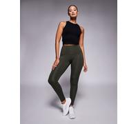 4505 Hourglass - Icon - Leggings da palestra verde scuro modellanti sul retro con tasca interna 40