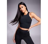 4505 - Icon Active - Canotta nera con imbottitura rimovibile e reggiseno interno-Nero 44