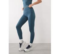 4505 - Icon Active - Leggings da palestra a vita alta blu oceano modellanti sul retro con tasca interna 44