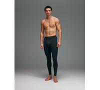 4505 - Leggings base layer a compressione neri senza cuciture che definiscono la figura-Nero S