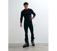 4505 leggings da sci termici in pile neri-Nero L