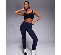 4505 Petite - Icon Active - Leggings da palestra a vita alta blu navy intenso modellanti sul retro con tasca interna 42