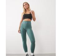 4505 Petite - Icon Active - Leggings da palestra a vita alta salvia modellanti sul retro con tasca interna-Verde 48