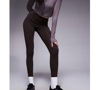 4505 Tall - Icon - Leggings da yoga a vita alta color cioccolato morbidi al tatto-Marrone 46