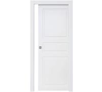 Porta bugna scorrevole 210x80 cm laccato bianco