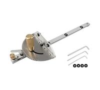 450mm Mitra Gauge Con Track Stop Table Saw Router Mitra Gauge Sawing Assembly Righello Mitra Gauge Table Saw(Copper handle)