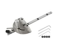 450mm Mitra Gauge Con Track Stop Table Saw Router Mitra Gauge Sawing Assembly Righello Mitra Gauge Table Saw(Aluminum handle)