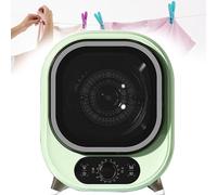 450W Elettrico Tumble Lavanderia Asciugatrice Mini Asciugatrice Elettrica Portatile Con Vasca In Acciaio Inox Asciugatrice Compatta Per Lavanderia A Tamburo Con Carico Frontale,18L ( Size : Green )