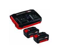 Kit 2 Batterie Einhell PXC 18V 4Ah + Doppio Caricabatterie