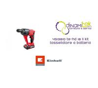 Einhell TE-HD 18 Li Kit Tassellatore, 18 V, Nero, Rosso, Con Batteria Da 1,5Ah e Caricabatteria