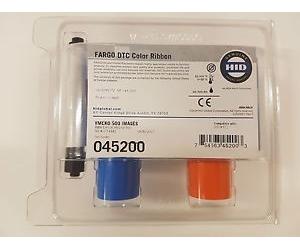 45200 Fargo Nastro a colori ECO YMCKO con overlay e rullo di pulizia-500 immagin