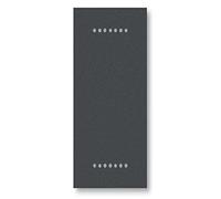 Tappo copriforo 1 modulo per serie civile Ave Noir Sistema 45 45313