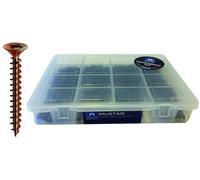 VALIGETTA MUSTAD BOX PANEL - 670 VITI ASSORTITE 16 DIMENSIONI