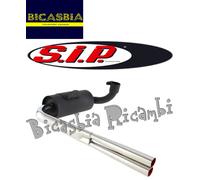 4538 - MARMITTA SIP RACING VINTAGE DOPPIO TUBO VESPA PX 125 150 - ARCOBALENO