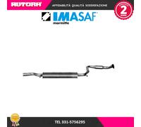 453906 Silenziatore centrale adatto a Lancia Prisma 1.6 (MARCA IMASAF)..S24