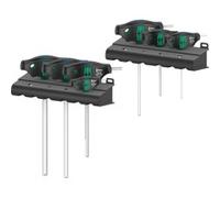 Wera 454/7 Set Cacciaviti Impugnatura T Esagono incassato, vers.metrica, 7 pezzi