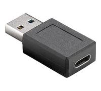 Goobay 45400 adattatore per inversione del genere dei cavi USB C USB A Nero (Goobay USB 3.0 SuperSpeed adaptor, bla) NEW