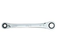 45421 Anello chiave, con cricchetto 10 mm, 13 mm, 17 mm, 19 mm L. totale: 225...