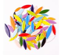 454g (1 LB) piastrelle per mosaici petali per mosaici per artigianato artistico, piastrelle per fiori d’acqua per mosaici per artigianato artigianale (LP900)