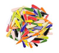 454g (1 LB) piastrelle per mosaici petali per mosaici per artigianato artistico, piastrelle per fiori d’acqua per mosaici per artigianato artigianale (WD900)