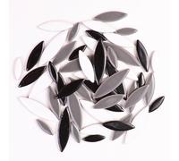 454g (1 LB) piastrelle per mosaici petali per mosaici per artigianato artistico, piastrelle per fiori d’acqua per mosaici per artigianato artigianale (LP100)