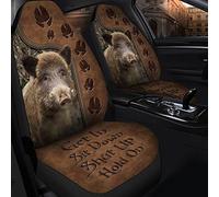 456 Coprisedili Auto Universali Marrone Mimetico Realistico Per Caccia Al Cinghiale Set Di Copri Sedili Universale Coprisedile Auto Per Auto, Suv, Macchina, 52X138Cm
