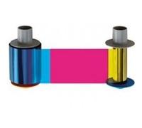 45614 Nastro Fargo colore mezzo pannello + Nero 650 passaggi per stampante DTC1