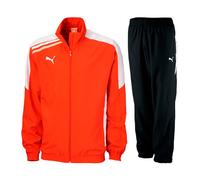 4577 PUMA TUTA TRACKSUIT WOVEN SUIT ACETATA GIACCA FULL ZIP PANTALONI 652594 01