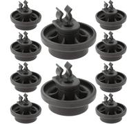 4581DD3003B - Set di ruote per cestello inferiore per lavastoviglie, compatibile con le migliori marche, sostituisce 4581DD3003B, 4581DD3003C, PS12075858,1372292, AH3523051, EA3523051 (confezione da
