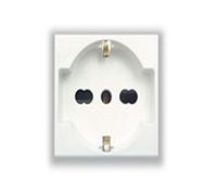Presa Schuko unel bipasso universale 10/16A per serie Ave Banquise Sistema 45 45B90/15TS